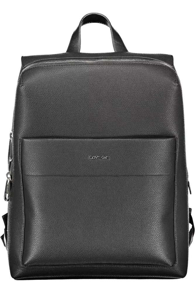 Calvin Klein Black Polyester Men Backpack - KALAJ