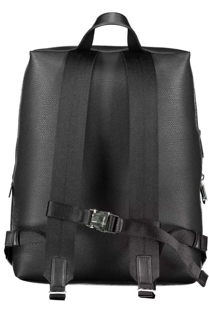 Calvin Klein Black Polyester Men Backpack - KALAJ