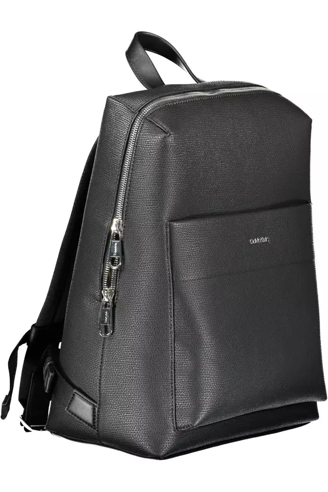 Calvin Klein Black Polyester Men Backpack - KALAJ