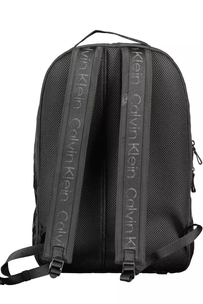 Calvin Klein Black Polyester Men Backpack - KALAJ