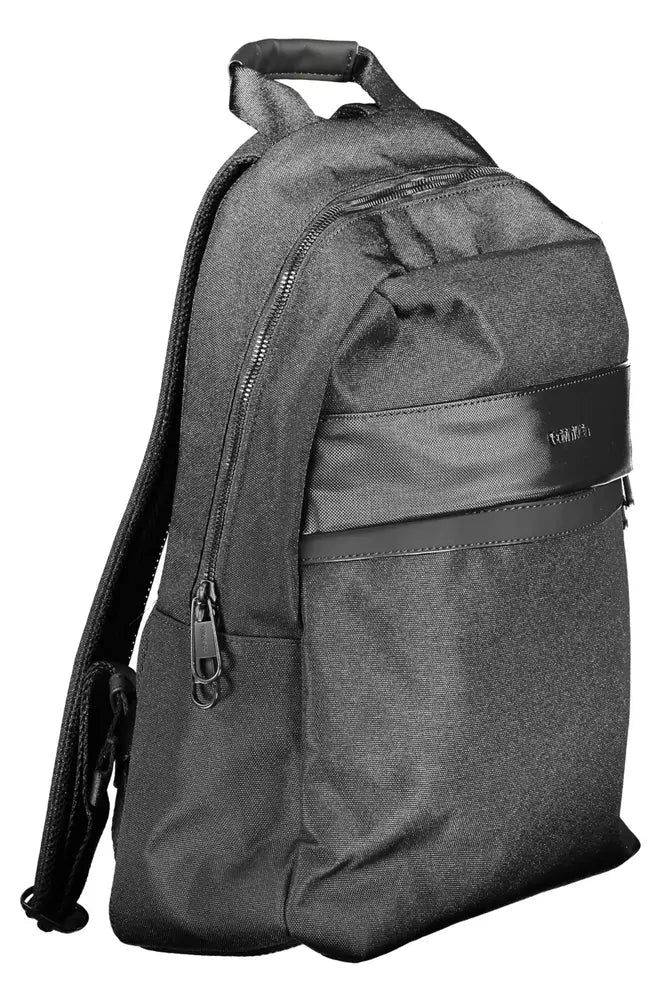 Calvin Klein Black Polyester Men Backpack - KALAJ