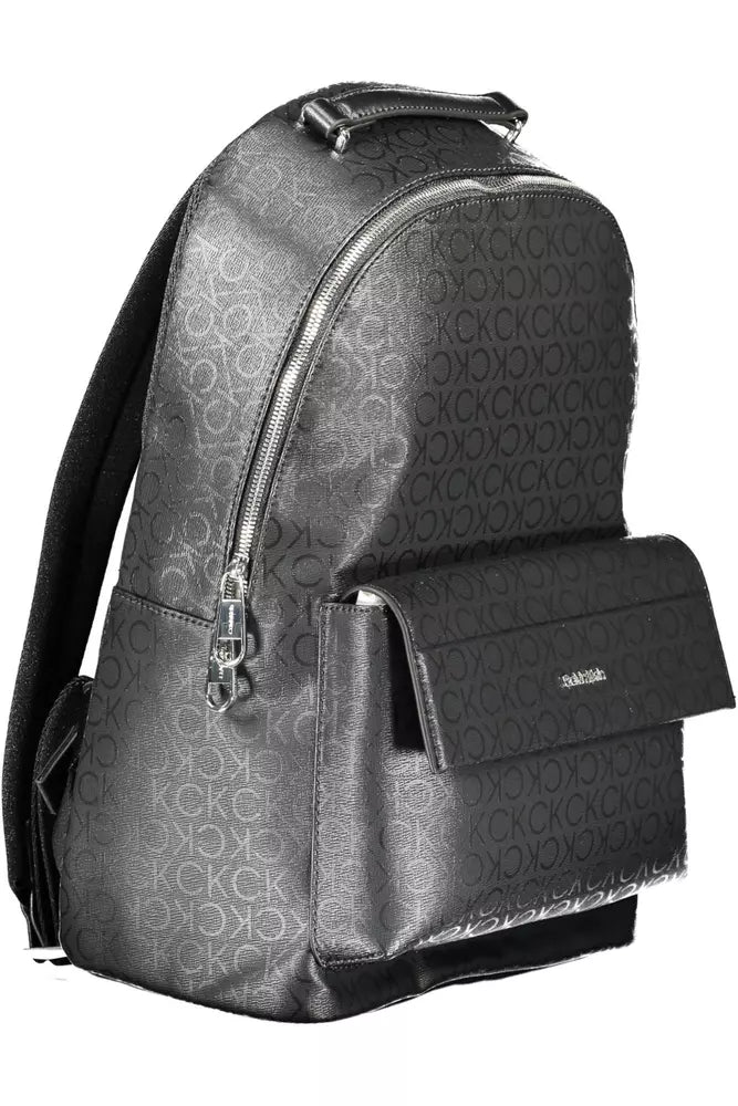 Calvin Klein Black Polyester Men Backpack - KALAJ