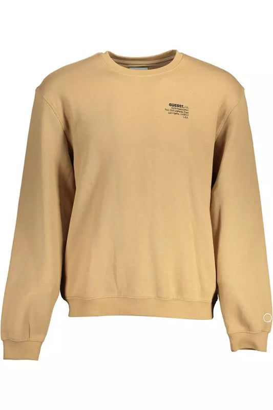 Guess Jeans Beige Cotton Mens Sweater