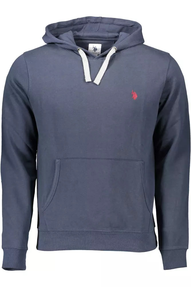 U.S. POLO ASSN. Blue Cotton Men Sweater