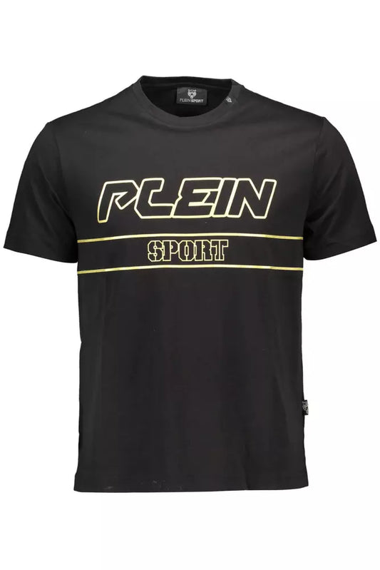 Plein Sport Black Cotton T-Shirt