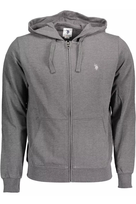 U.S. POLO ASSN. Gray Cotton Men Sweater