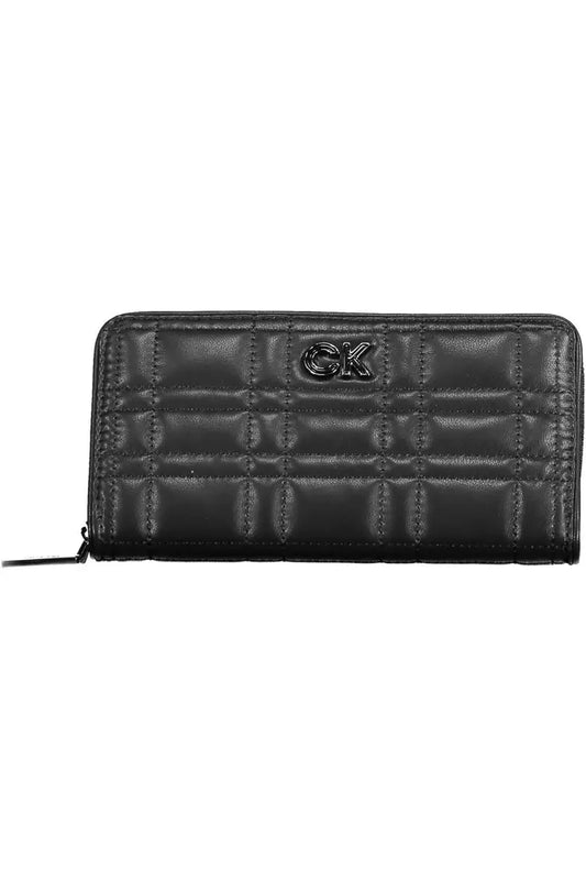 Calvin Klein Black Polyester Women Wallet - KALAJ