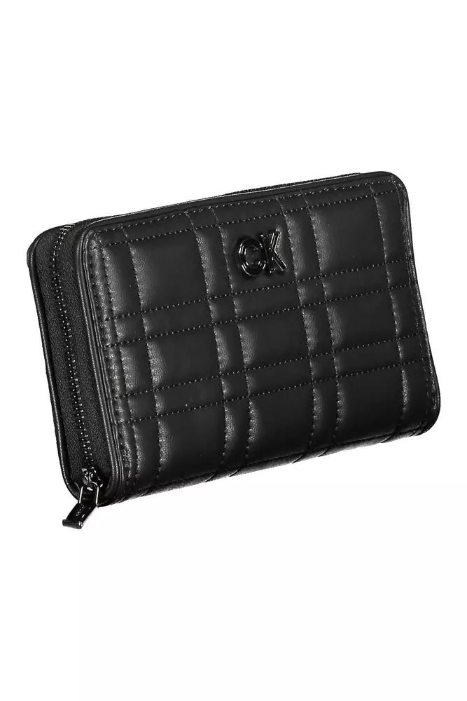 Calvin Klein Black Polyester Women Wallet - KALAJ