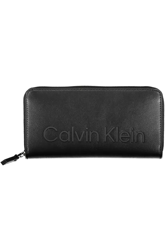 Calvin Klein Black Polyethylene Women Wallet - KALAJ