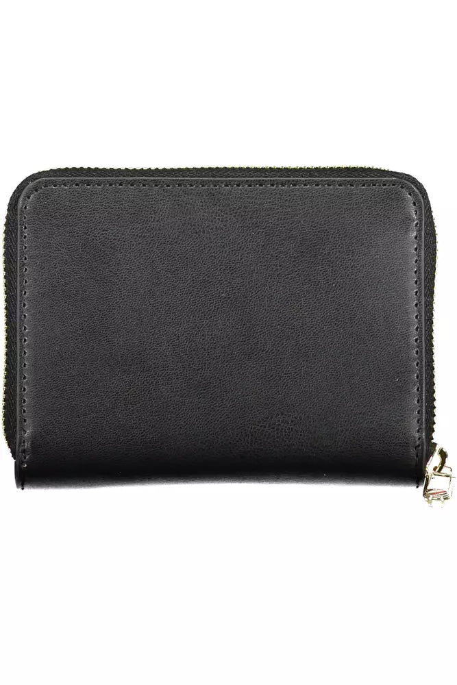 Tommy Hilfiger Black Polyethylene Women Wallet - KALAJ