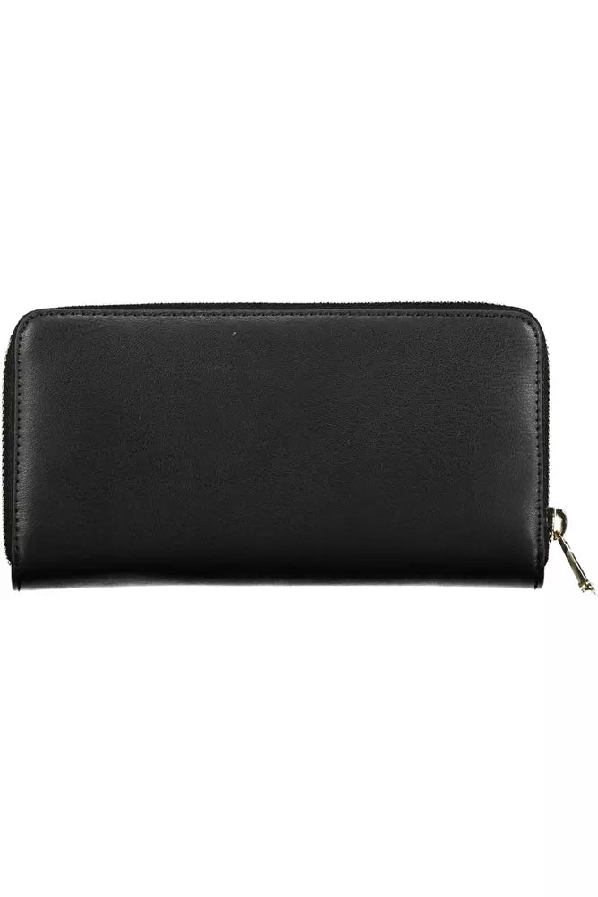 Tommy Hilfiger Black Polyethylene Women Wallet - KALAJ