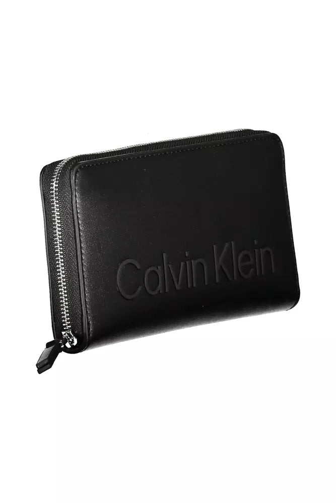 Calvin Klein Black Polyethylene Women Wallet - KALAJ