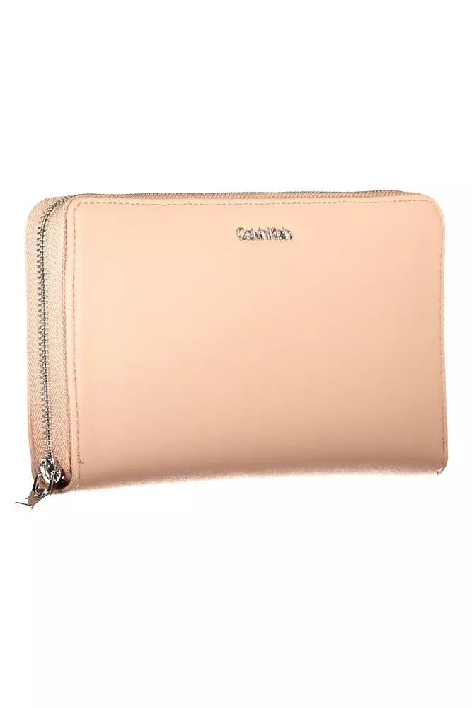 Calvin Klein Pink Polyethylene Women Wallet - KALAJ