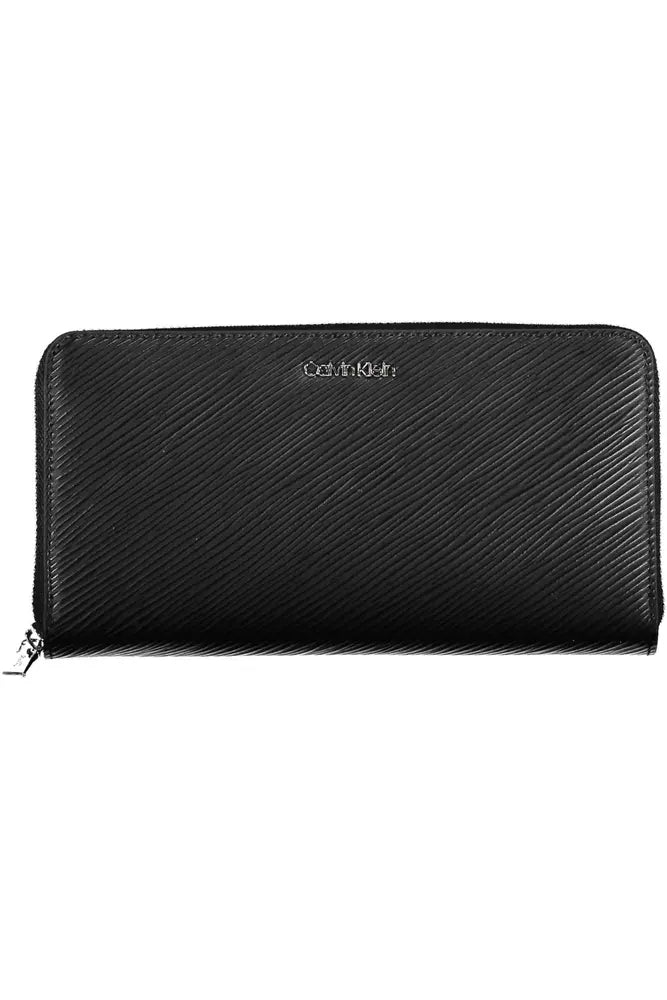 Calvin Klein Black Polyethylene Women Wallet - KALAJ