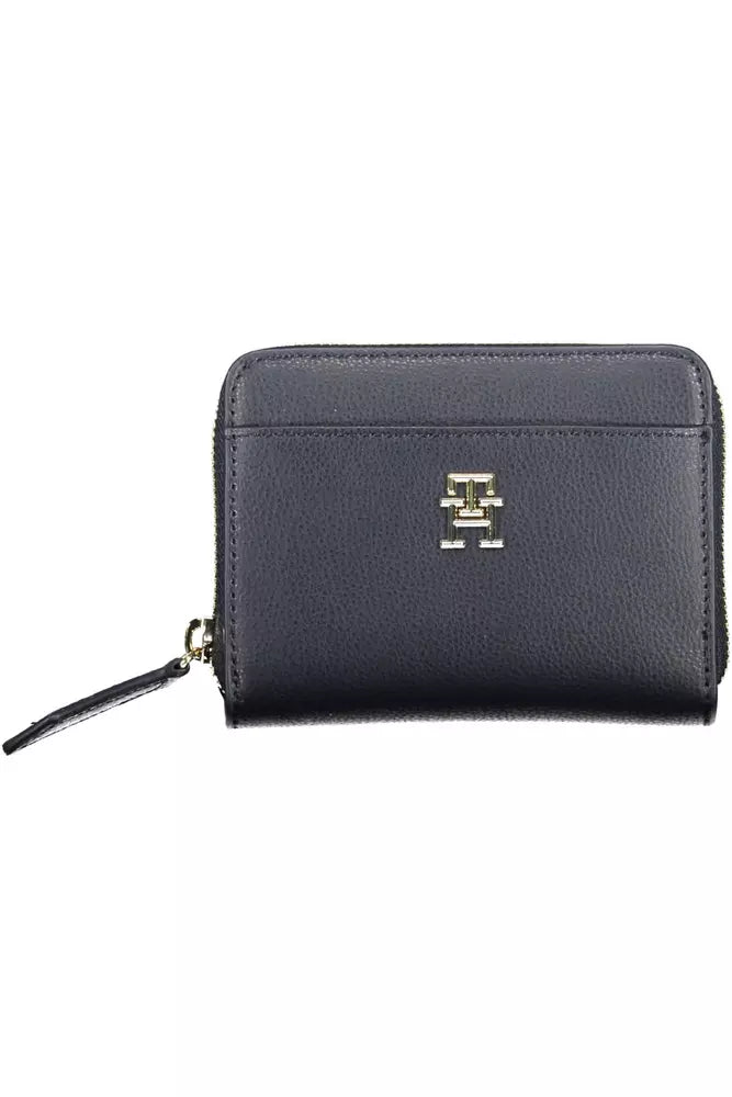 Tommy Hilfiger Blue Polyester Women Wallet - KALAJ