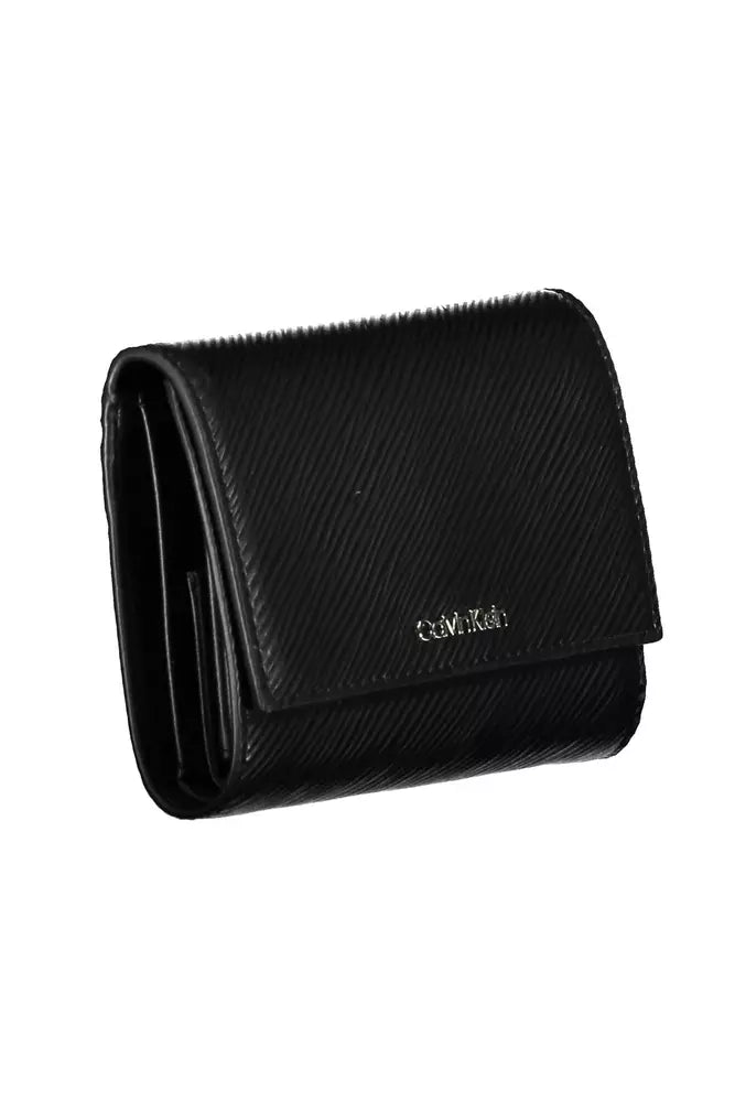 Calvin Klein Black Polyethylene Women Wallet - KALAJ