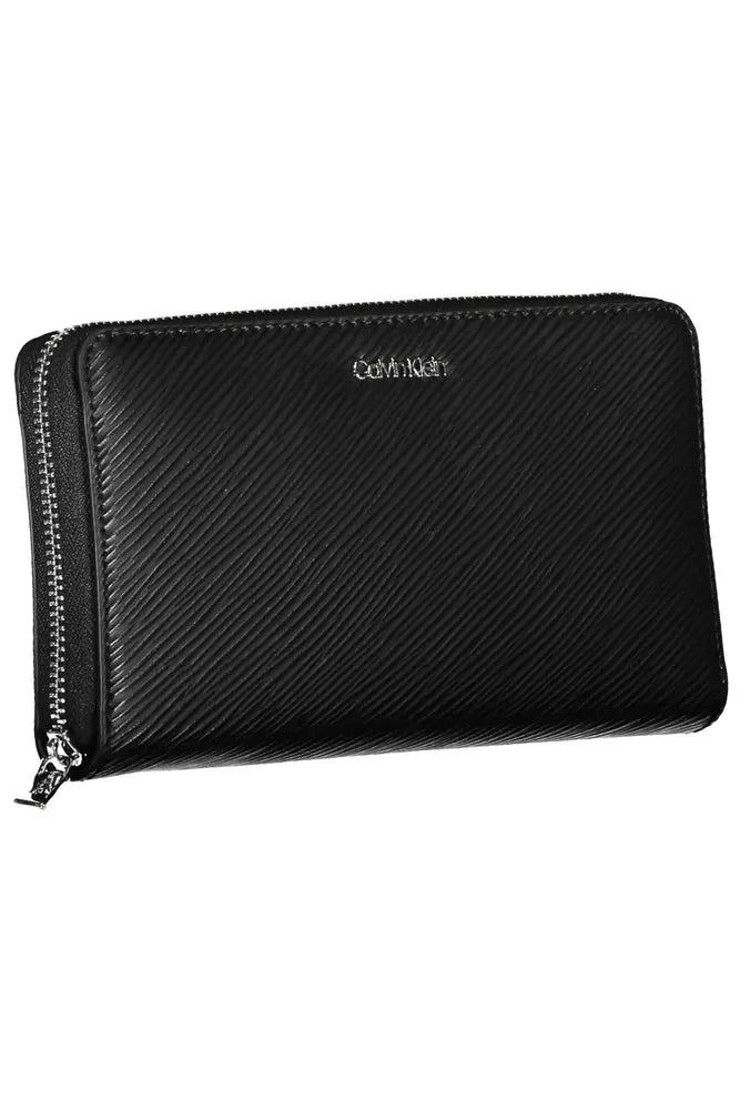 Calvin Klein Black Polyethylene Women Wallet - KALAJ