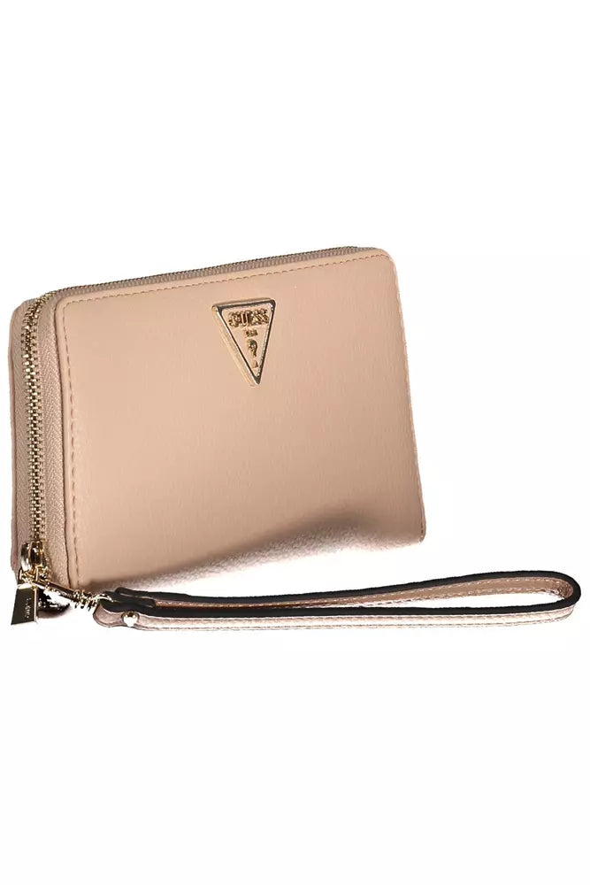 Guess Jeans Pink Polyethylene Women Wallet - KALAJ