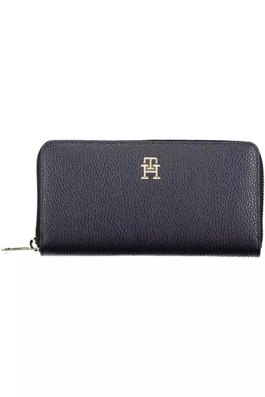 Tommy Hilfiger Blue Polyethylene Women Wallet - KALAJ