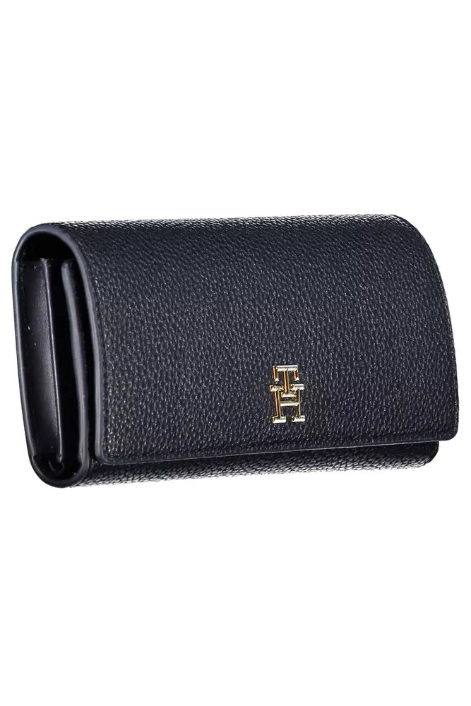 Tommy Hilfiger Blue Polyethylene Women Wallet - KALAJ