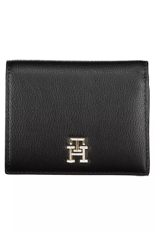 Tommy Hilfiger Black Polyethylene Women Wallet - KALAJ