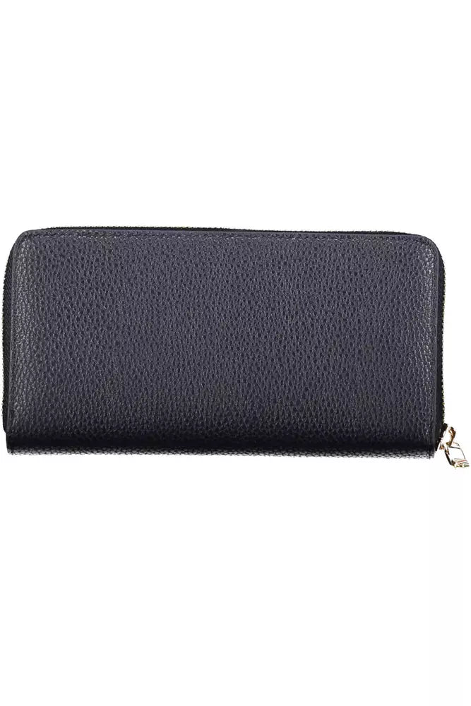 Tommy Hilfiger Blue Polyethylene Women Wallet - KALAJ