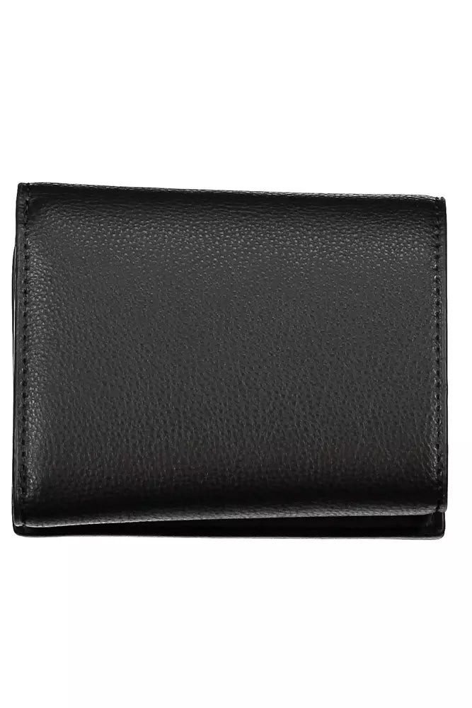 Tommy Hilfiger Black Polyethylene Women Wallet - KALAJ