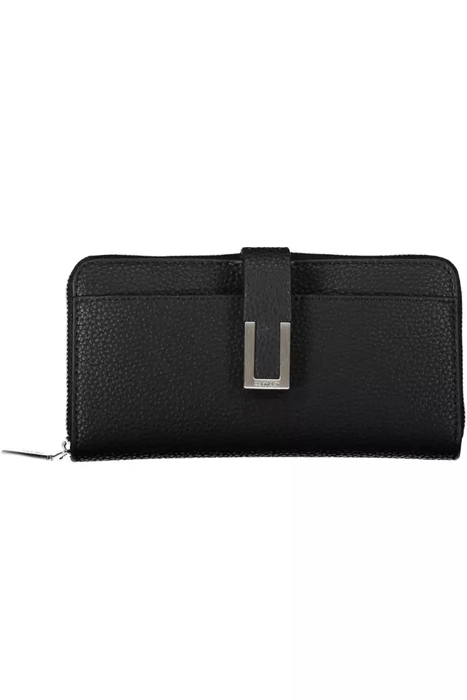 Calvin Klein Black Polyester Women Wallet - KALAJ