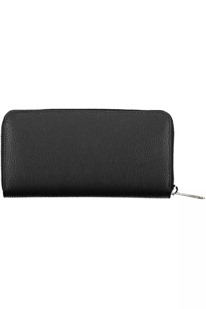 Tommy Hilfiger Black Polyethylene Women Wallet - KALAJ