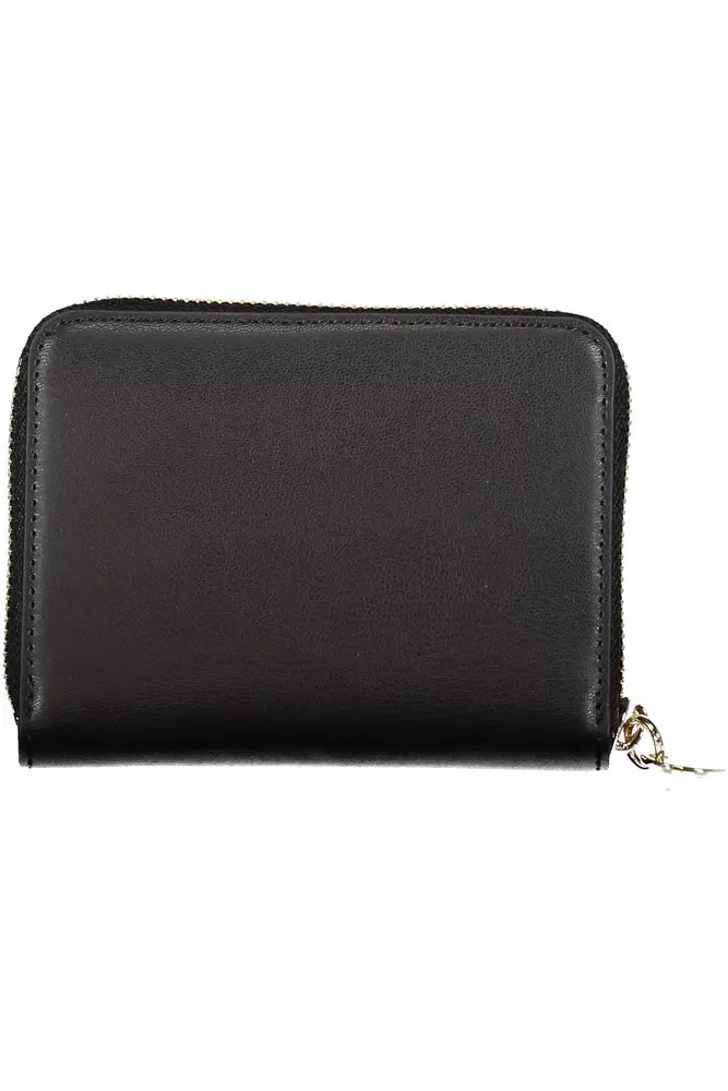 Tommy Hilfiger Black Polyethylene Women Wallet - KALAJ