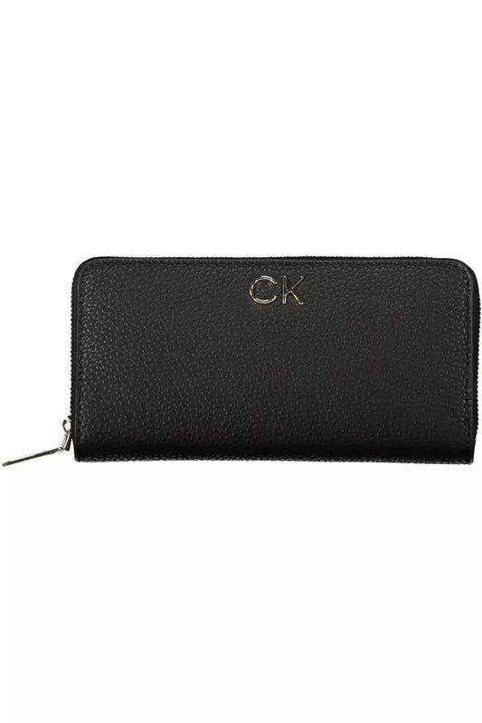 Calvin Klein Black Polyester Women Wallet - KALAJ