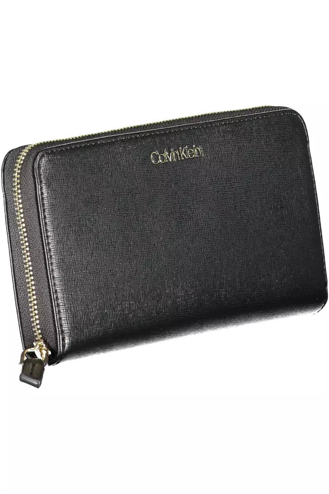 Calvin Klein Black Polyethylene Women Wallet - KALAJ