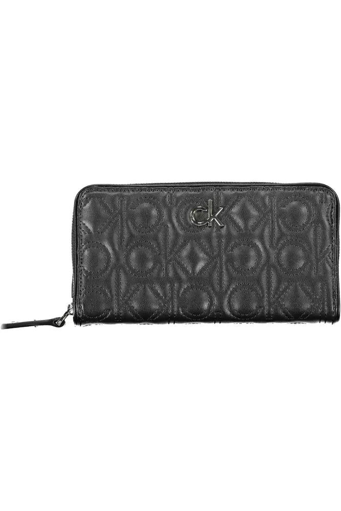 Calvin Klein Black Polyethylene Women Wallet - KALAJ