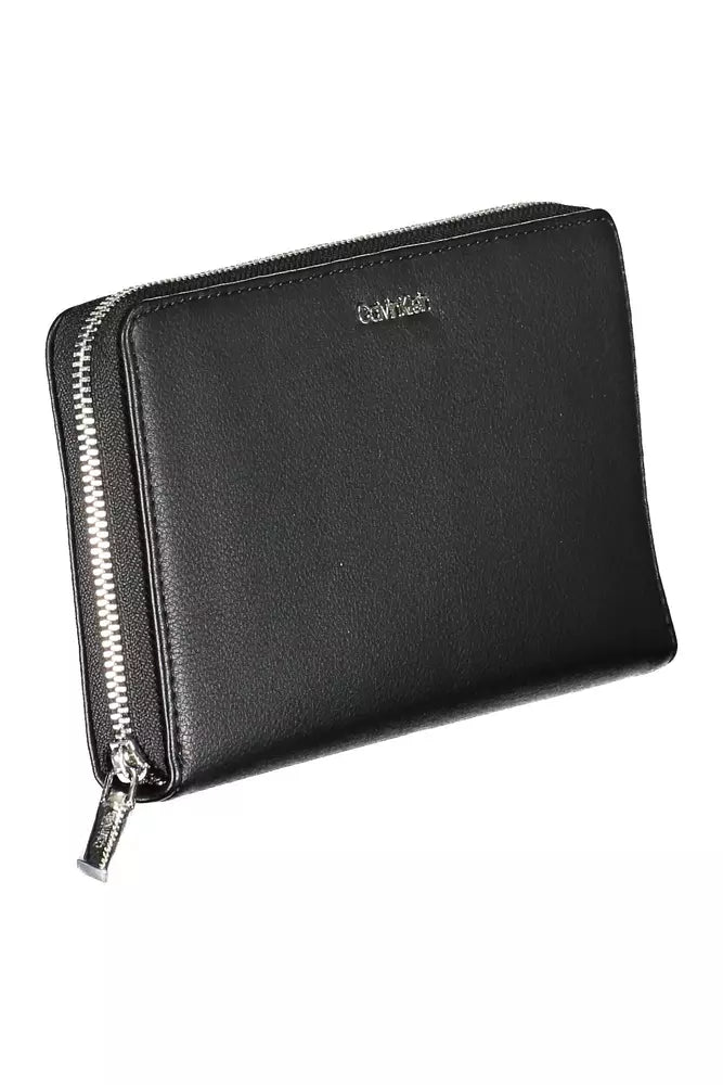 Calvin Klein Black Polyethylene Women Wallet - KALAJ