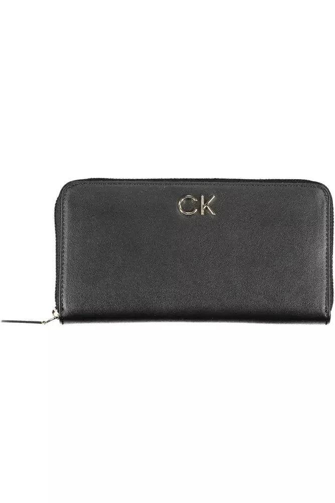 Calvin Klein Black Polyethylene Women Wallet - KALAJ