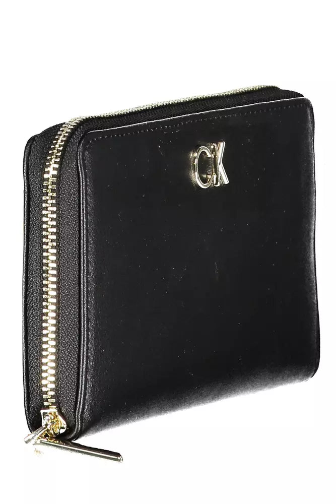 Calvin Klein Black Polyethylene Women Wallet - KALAJ