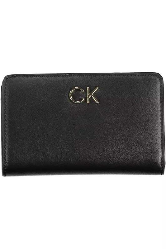 Calvin Klein Black Polyethylene Women Wallet - KALAJ