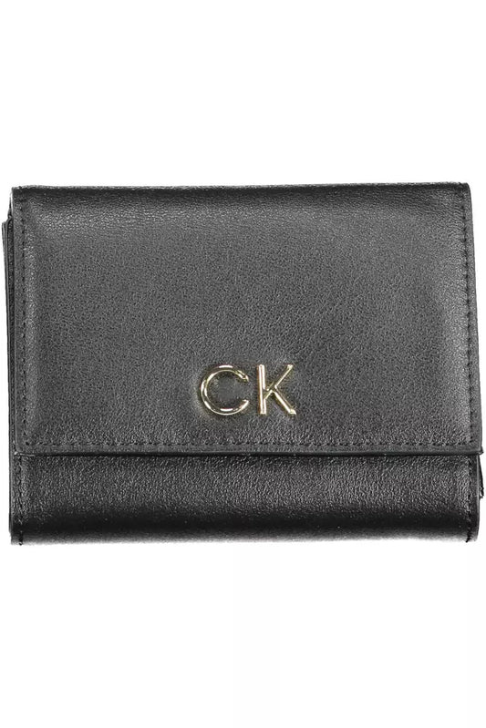 Calvin Klein Black Polyethylene Women Wallet - KALAJ