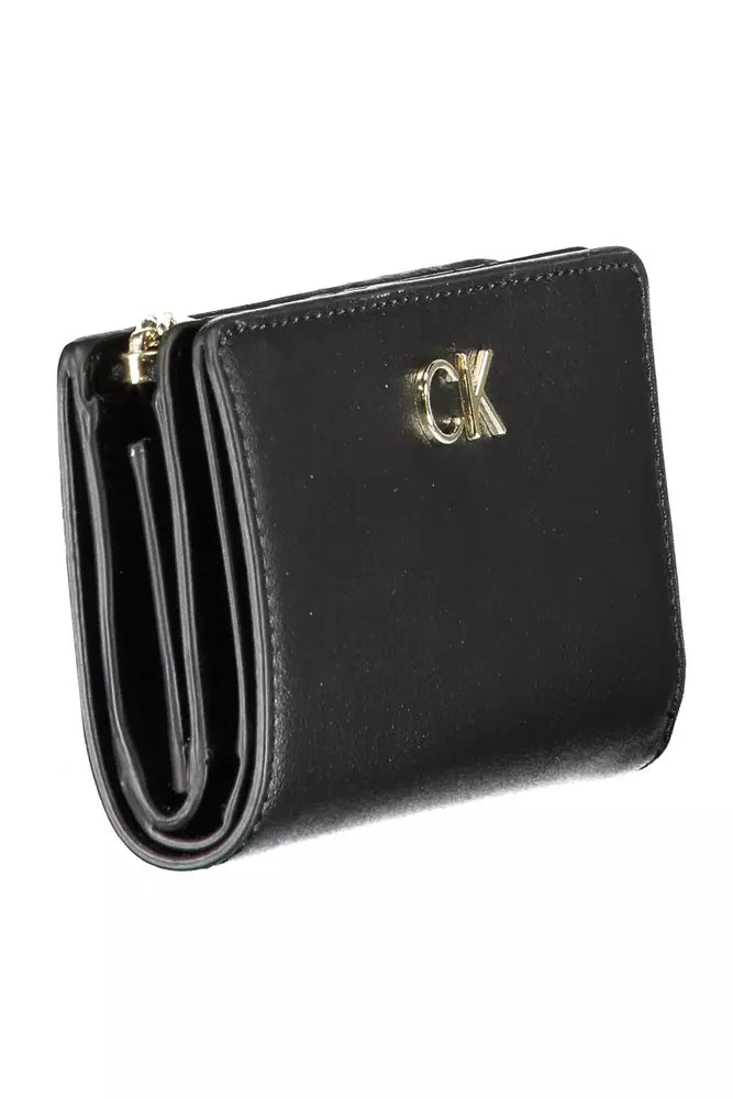 Calvin Klein Black Polyethylene Women Wallet - KALAJ