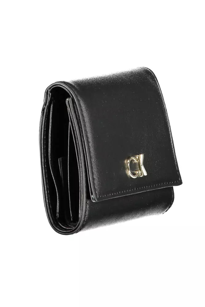 Calvin Klein Black Polyethylene Women Wallet - KALAJ