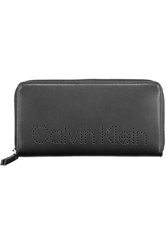 Calvin Klein Black Polyethylene Women Wallet - KALAJ