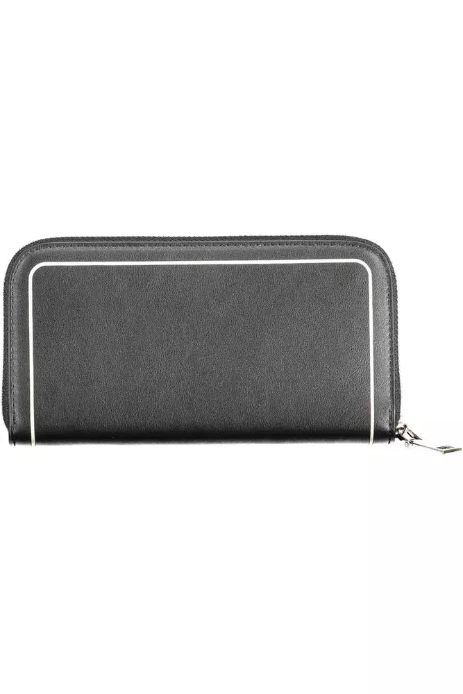 BYBLOS Black Polyethylene Women Wallet - KALAJ