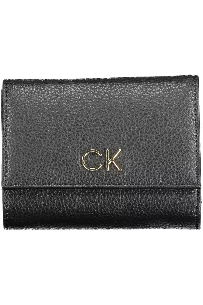 Calvin Klein Black Polyethylene Women Wallet - KALAJ