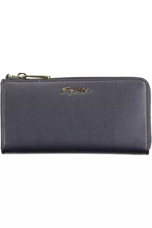 Tommy Hilfiger Blue Polyethylene Women Wallet - KALAJ