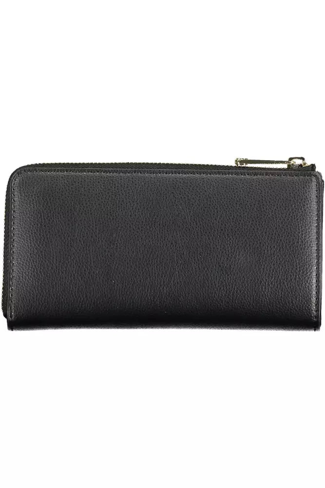 Tommy Hilfiger Black Polyethylene Women Wallet - KALAJ