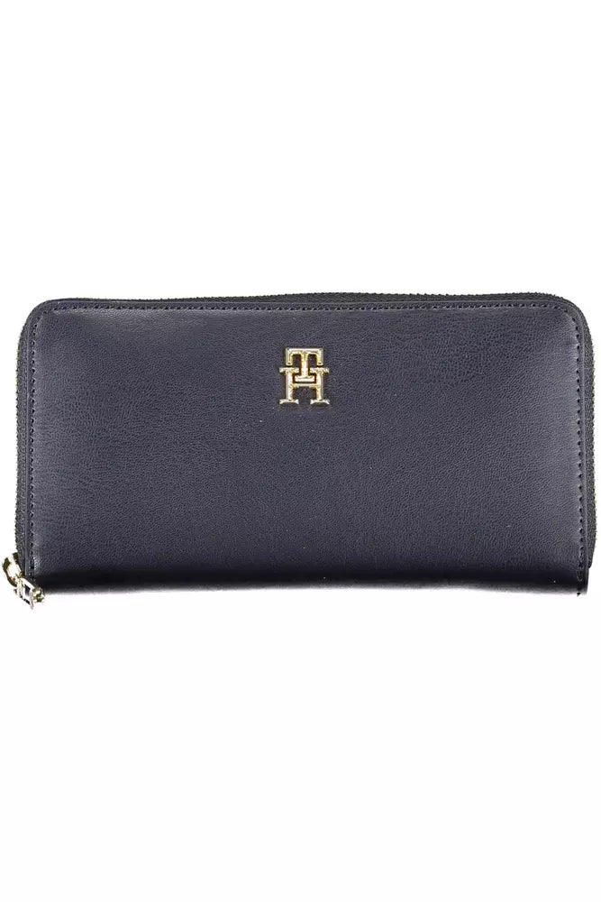 Tommy Hilfiger Blue Polyethylene Women Wallet - KALAJ