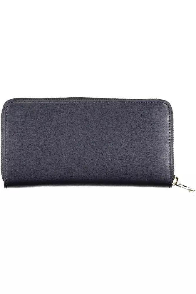 Tommy Hilfiger Blue Polyethylene Women Wallet - KALAJ