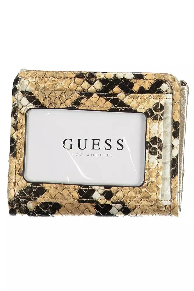 Guess Jeans Beige Polyethylene Women Wallet - KALAJ