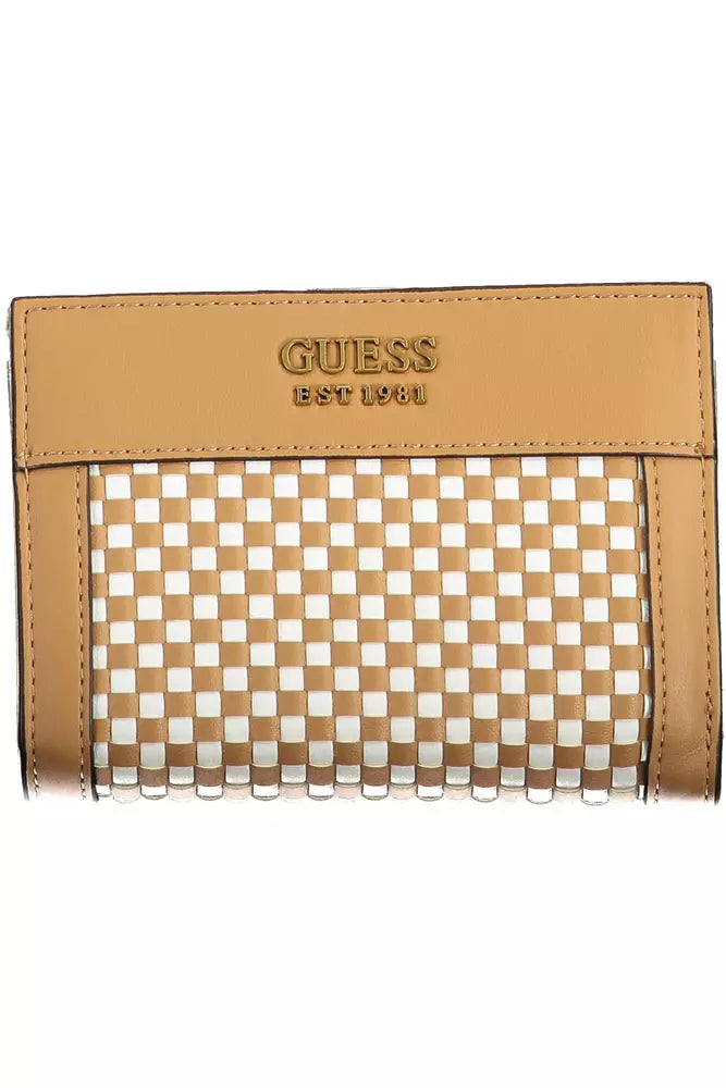 Guess Jeans Brown Polyethylene Women Wallet - KALAJ