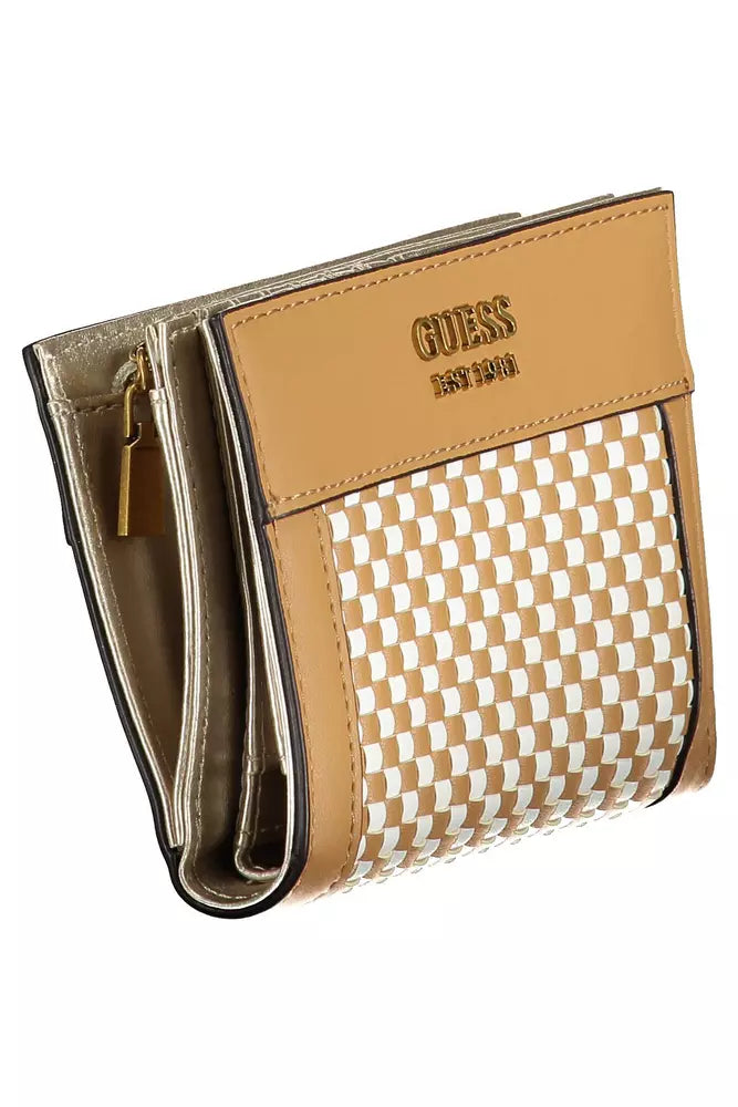 Guess Jeans Brown Polyethylene Women Wallet - KALAJ